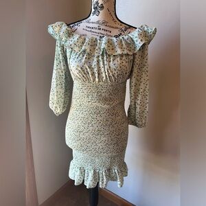 Forever21 smocked floral dress